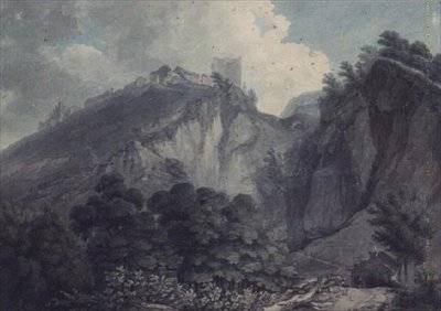 Peak Hole, Castleton, Derbyshire von Thomas Hearne